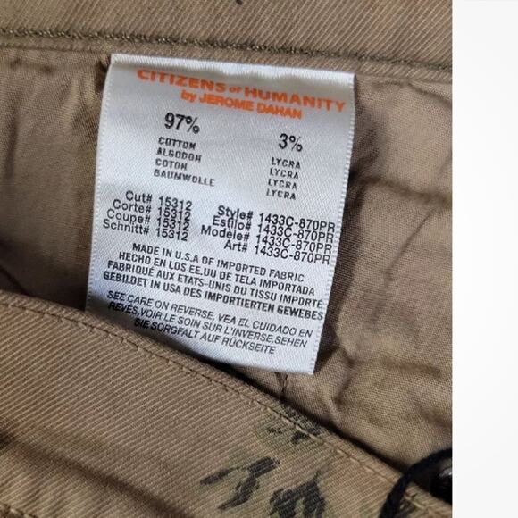 Citizens Of Humanity Mandy High Waist Retro Slim Roll Up Jeans Womens 28 - Picture 7 of 7